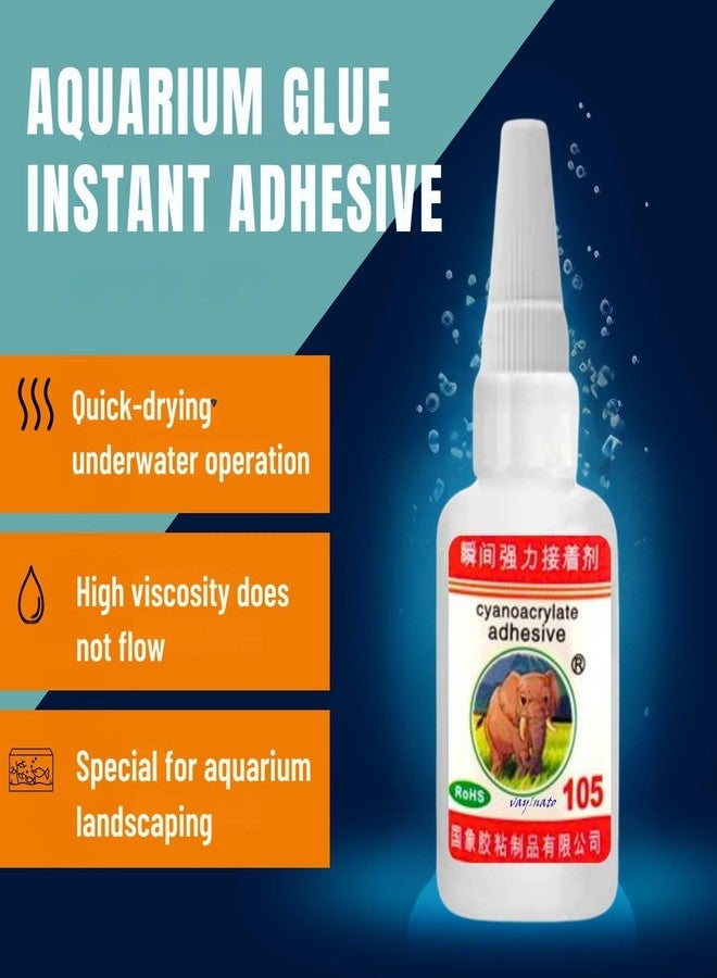 VAYINATO® Aquarium Fish Tank Instant Elephant Glue (1 Pcs - Red, 50ML) for Aquascapiing By Petzlifeworld - Image 2